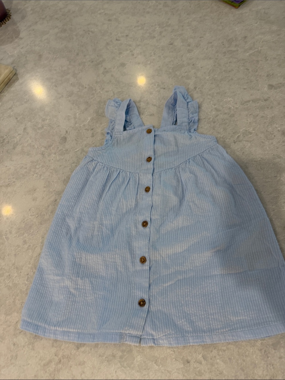 H&M Light Blue Button-Front Girls' Sundress
